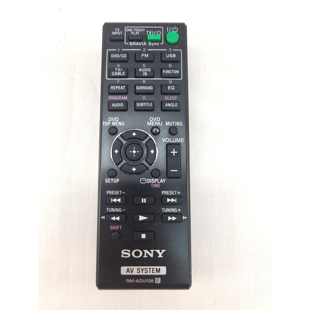 Original OEM SONY AV  System Remote RM-ADU138 for DAV-TZ140 HBD-TZ130 HBD-TZ140